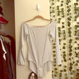 Madewell off the shoulder bodysuit
